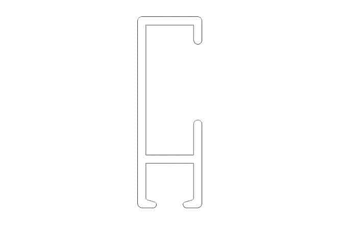 Gardinskinne 825 design