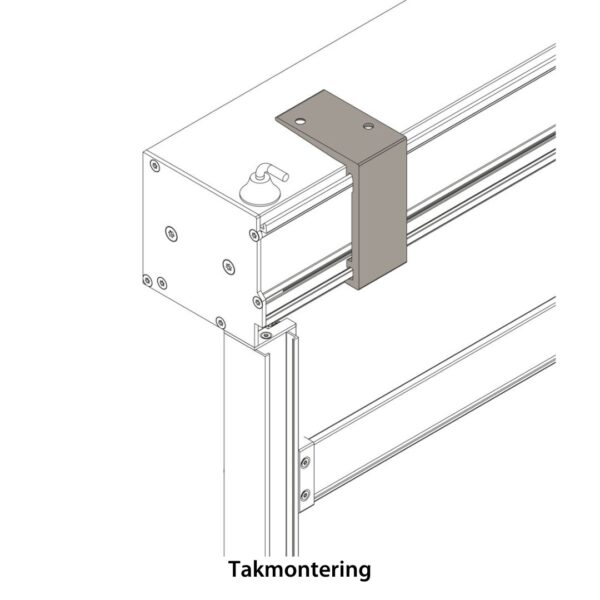 Takmontering-feste-zipscreen