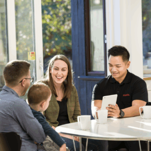 Plissegardin BASIC til gavlvindu med grepbetjening dobbel duk